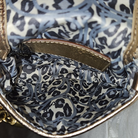 Coach Poppy Saddle Sparkle Crossbody. Dustbag. Limited Edition - Picture 7 of 9